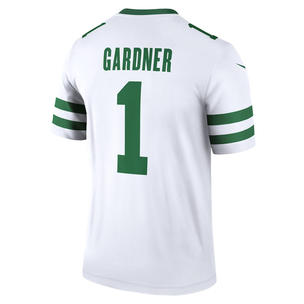 Jdoa NY.Jets #1 Ahmad Sauce Gardner White Legend Player Performance Top Jersey