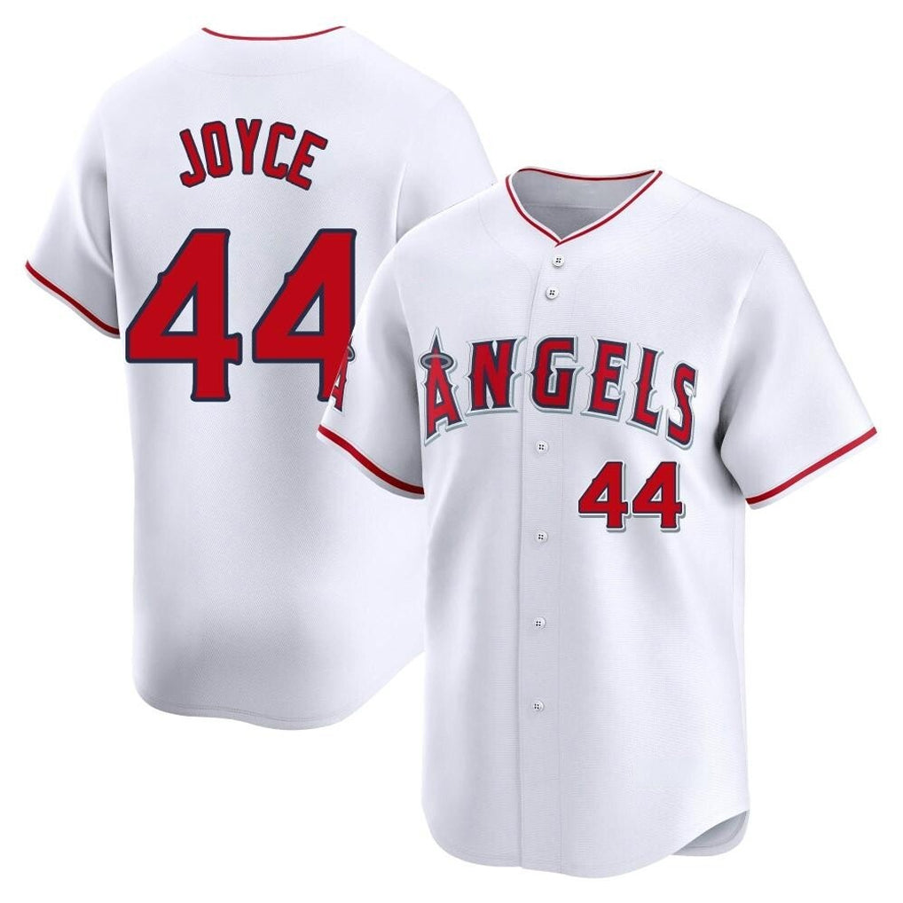 LA.Angels #44 Ben Joyce Player White Limited Home Jdoa Stitched Jerseys