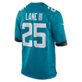 Jdoa J.Jaguars #25 Rayuan Lane III Teal Team Game Jersey