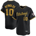 P.Pirates #10 Bryan Reynolds Player Black Alt Home Limited Jdoa Stitched Jerseys