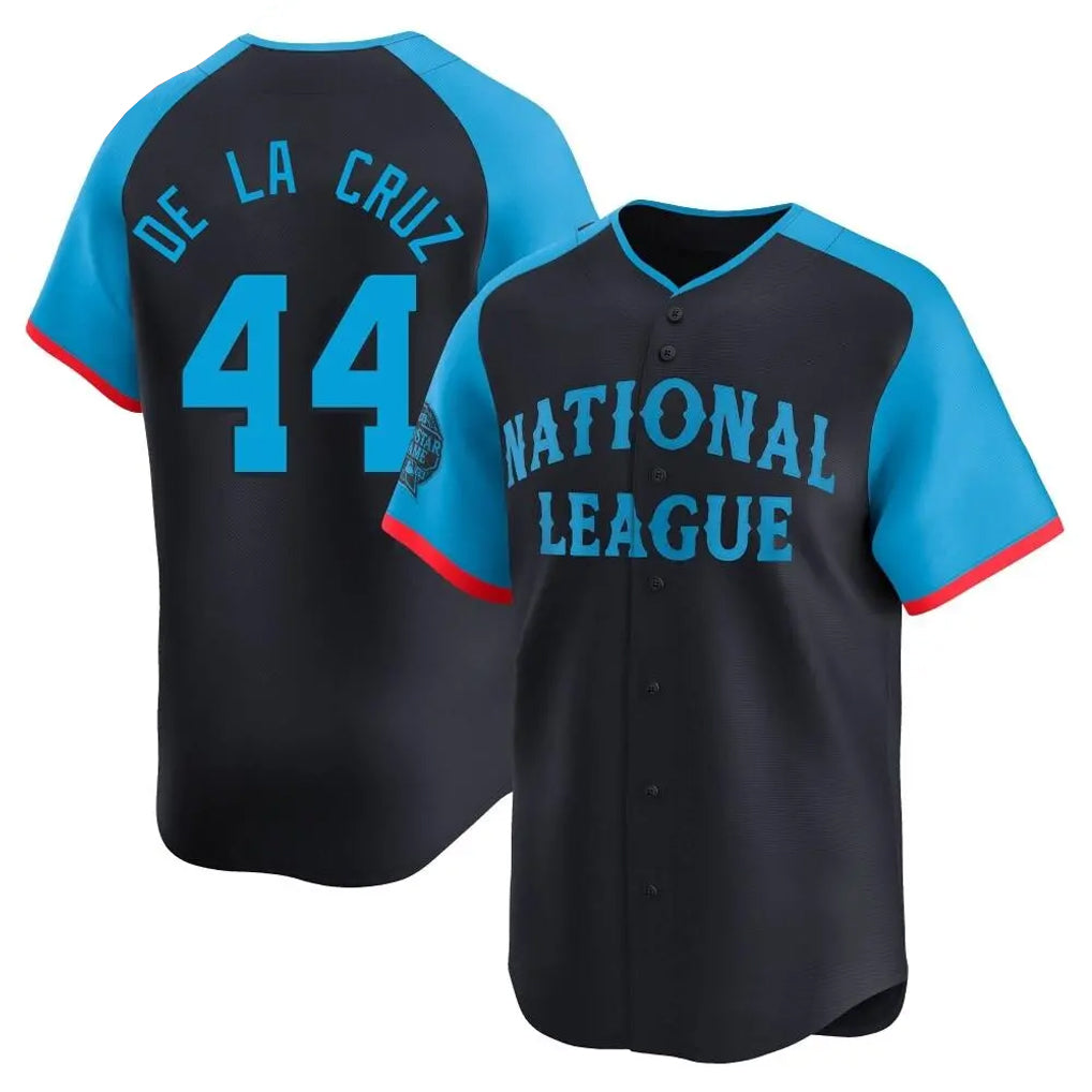 C.Reds #44 Elly De La Cruz Player Navy Limited National League All-Star Game Jdoa Stitched Jerseys