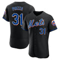 NY.Mets #31 Mike Piazza Player Black Replica Home Limited Elite Jdoa Stitched Jerseys