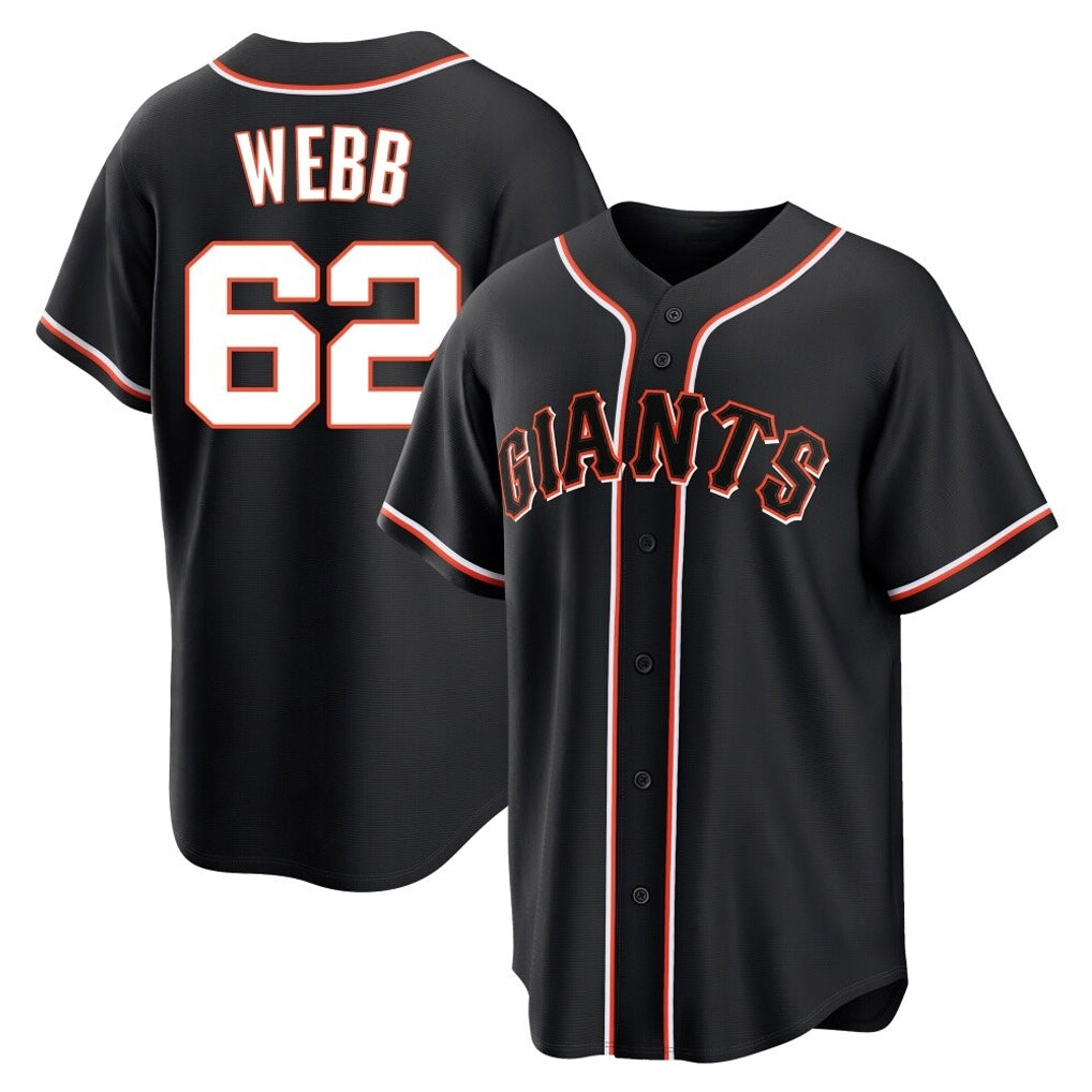 SF.Giants #62 Logan Webb Player Black Fashion Out Home Limited Jdoa Stitched Jerseys