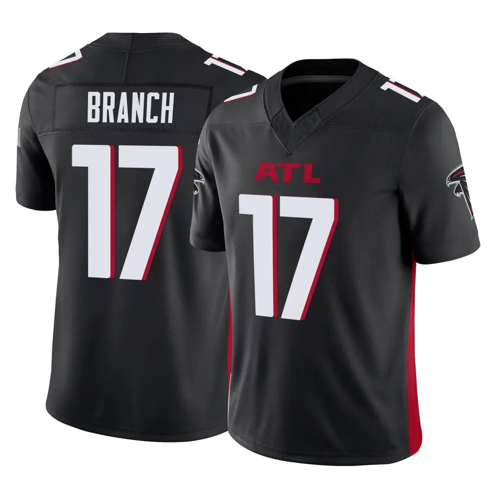 A.Falcons #17 Zachariah Branch Player Black Alternate Vapor F.U.S.E. Limited Jdoa Stitched Jerseys