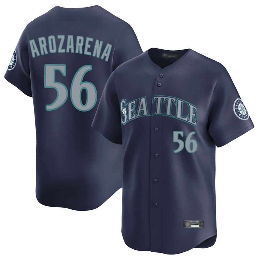 S.Mariners #56 Randy Arozarena Player Navy Home Limited Jdoa Stitched Jerseys