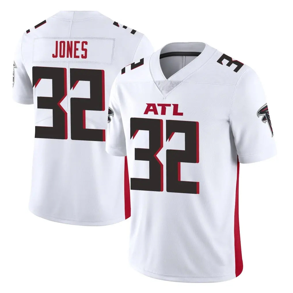 A.Falcons #32 Cash Jones Player White Vapor Untouchable Limited Home Game Jdoa Stitched Jerseys