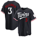 M.Twins #3 Harmon Killebrew Player Navy Home Game Jdoa Stitched Jerseys