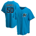 M.Marlins #50 Agustin Ramirez Player Blue Home Game Jdoa Stitched Jerseys