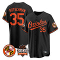 B.Orioles #35 Adley Rutschman Player Black 30th Anniversary of 2131 Home Game Jdoa Stitched Jerseys