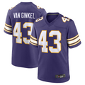 Jdoa #43 Andrew Van Ginkel Player MN.Vikings Purple Game Stitched Jerseys
