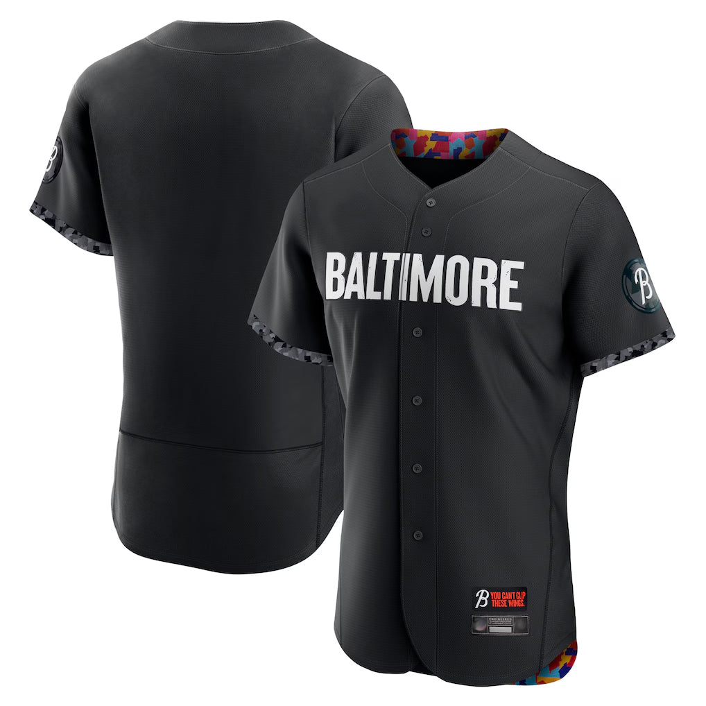 B.Orioles ## Orioles Blank Player Black City Connect Limited Elite Home Jdoa Stitched Jerseys