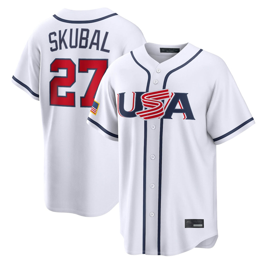 M.Twins #27 Ryan Jeffers Player White USA 2026 World Classic Limited Home Jdoa Stitched Jerseys