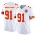 KC.Chiefs #91 Felix Anudike-Uzomah Player White Limited Vapor F.U.S.E. Home Game Stitched Jerseys