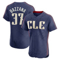 C.Guardians #37 Travis Bazzana Player Navy City Connect Limited Elite Home Jdoa Stitched Jerseys