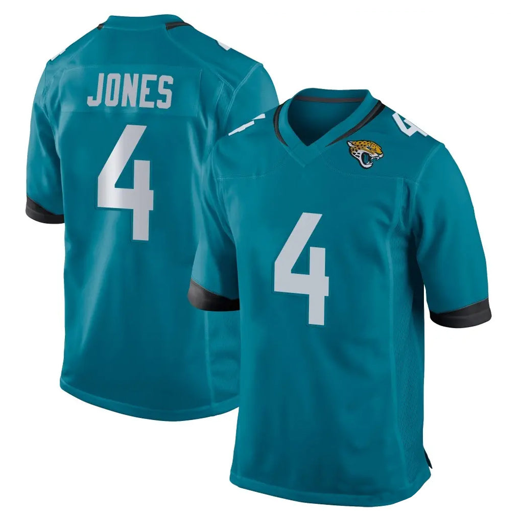 J.Jaguars #4 Jarrian Jones Player Teal Home Game Jdoa Stitched Jerseys