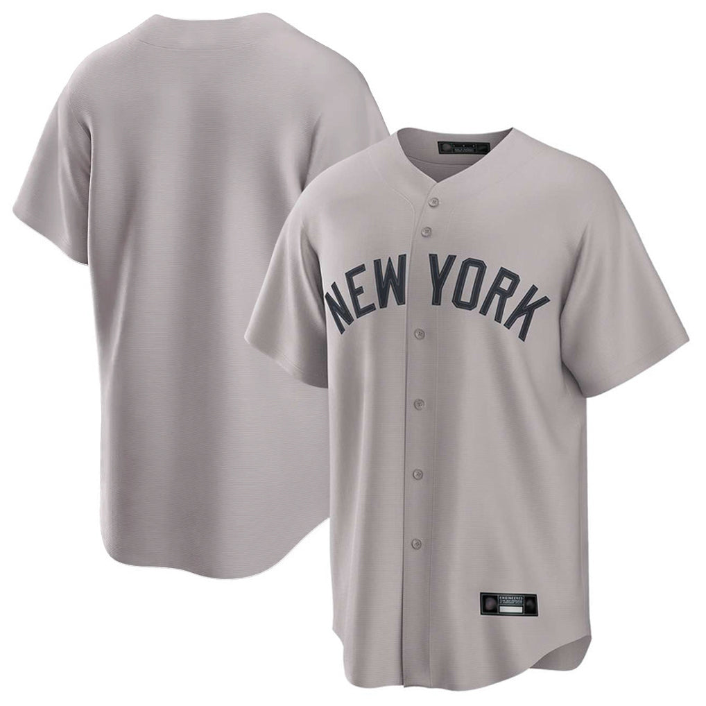 NY.Yankees ## Yankees Blank Player Gray Game Home Jdoa Stitched Jerseys