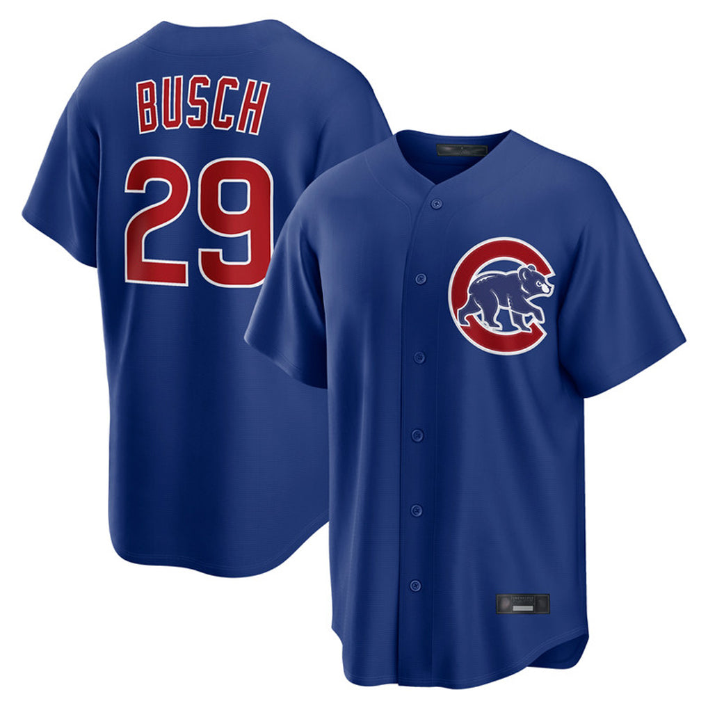 C.Cubs #29 Michael Busch Player Royal Home Game Jdoa Stitched Jerseys