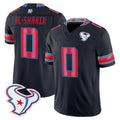 H.Texans #0 Azeez Al-Shaair Player Navy 2026 Rivalries Vapor Limited Home Game Jdoa Stitched jerseys