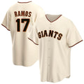 SF.Giants #17 Heliot Ramos Player Cream Home Game Jdoa Stitched Jerseys