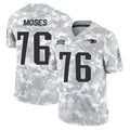 NE.Patriots #76 Morgan Moses Player Arctic Camo Salute To Service Limited Game Jdoa Stitched Jerseys
