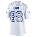 B.Bills #88 Dawson Knox Player White Rivalries Collection Game Jdoa Stitched Jerseys