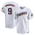 S.Diego Padres #9 Jake Cronenworth Player White Cooperstown Collection Limited Home Jdoa Stitched Jerseys