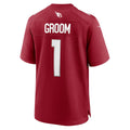 Jdoa A.Cardinals #1 Groom Cardinal Team Game Jersey