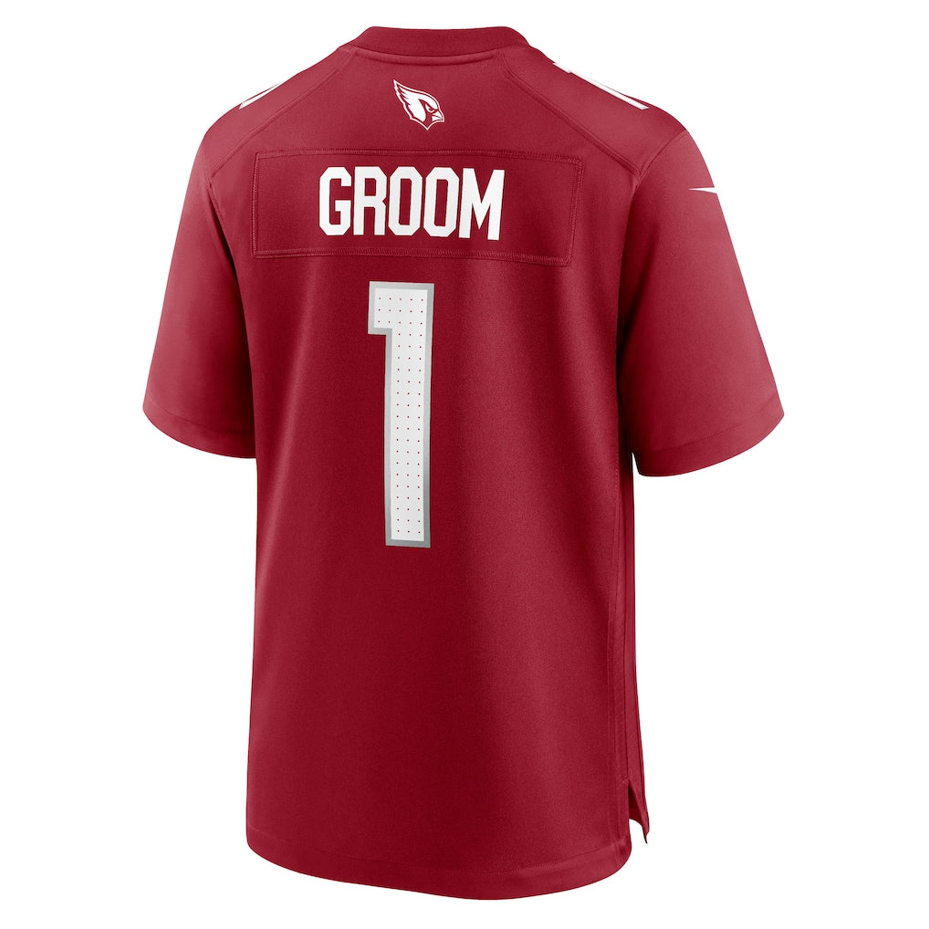 Jdoa A.Cardinals #1 Groom Cardinal Team Game Jersey