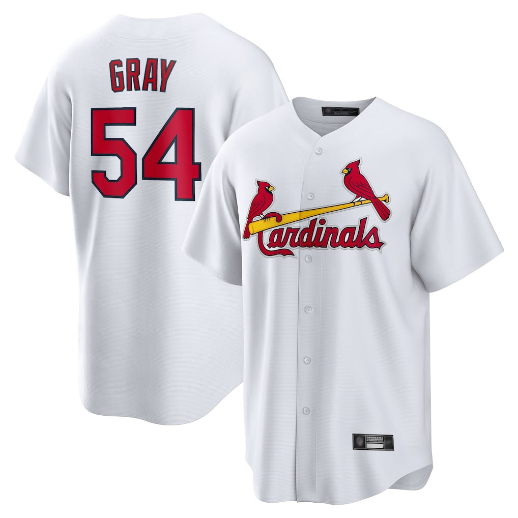 St. Louis Cardinals #54 Sonny Gray Player White Home Game Jdoa Stitched Jerseys