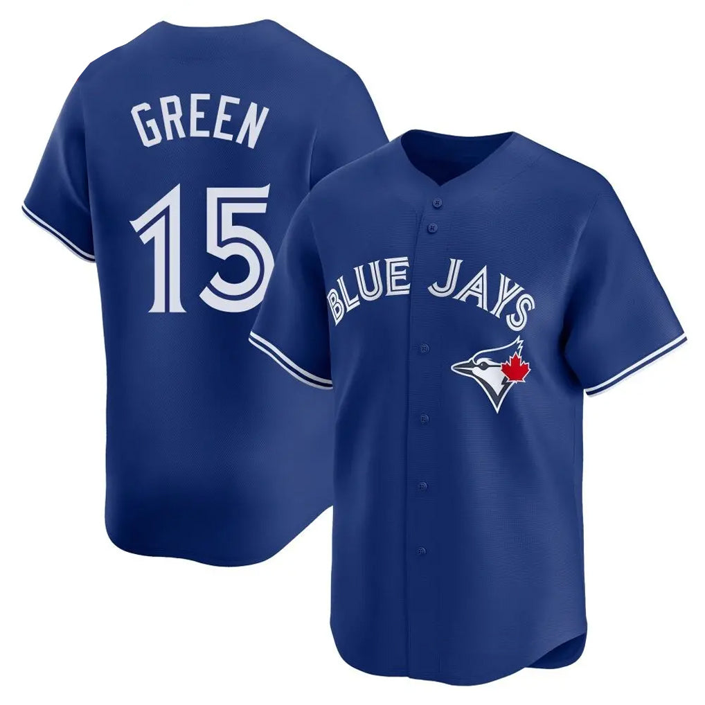 T.Blue Jays #15 Chad Green Player Royal Home Limited Jdoa Stitched Jerseys