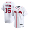 B.Red Sox #16 Jarren Duran Player White Limited Home Game Jdoa Stitched Jerseys