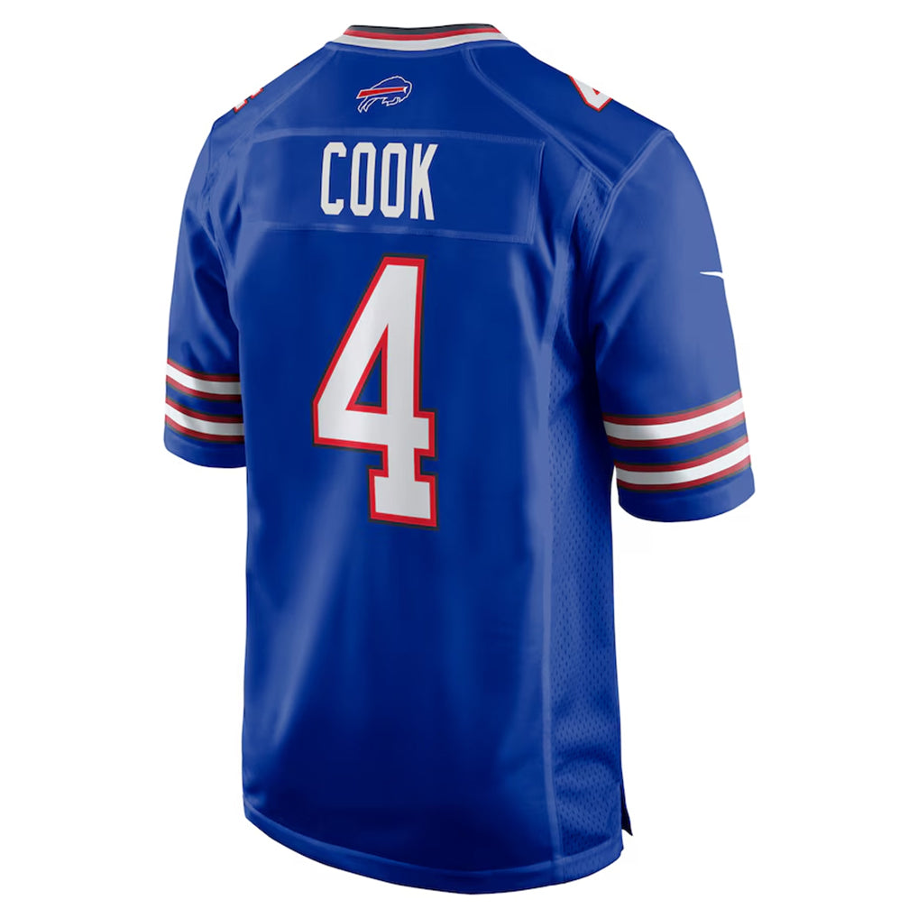 B.Bills #4 James Cook III Player Royal Home Game Jdoa Stitched Jerseys