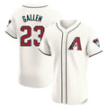 A.Diamondbacks #23 Zac Gallen Player Cream Limited Elite Home Game Jdoa Stitched Jerseys