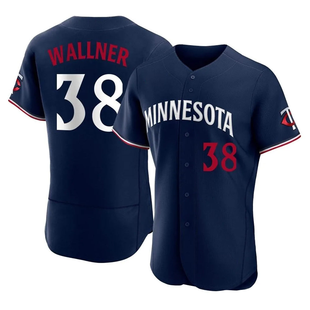 M.Twins #38 Matt Wallner Player Navy Replica Home Limited Elite Jdoa Stitched Jerseys