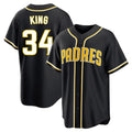 S.Diego Padres #34 Michael King Player Black 2026 Fashion Home Jdoa Stitched Jerseys
