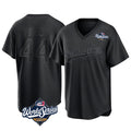 LA.Dodgers #44 Andy Pages Player Black World Series Pitch Fashion T-shirt Jdoa Stitched Jerseys