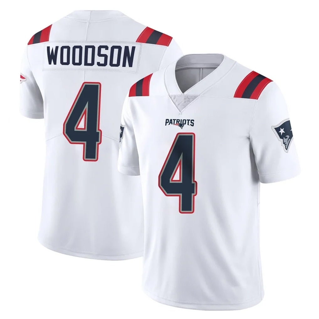 NE.Patriots #4 Craig Woodson Player White Vapor Untouchable Home Game Jdoa Stitched Jerseys