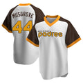 S.Diego Padres #44 Joe Musgrove Player White Home Cooperstown Collection Replica Game Jdoa Stitched Jerseys