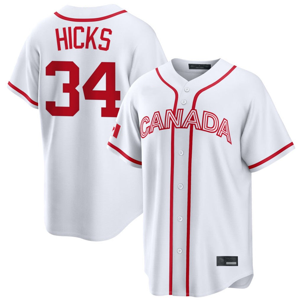M.Marlins #34 Liam Hicks Player White 2026 World Classic Home Pick-A-Player Jdoa Stitched Jerseys