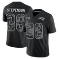 NE.Patriots #38 Rhamondre Stevenson Player Black Limited 2026 Salute to Service Home Game Jdoa Stitched Jerseys