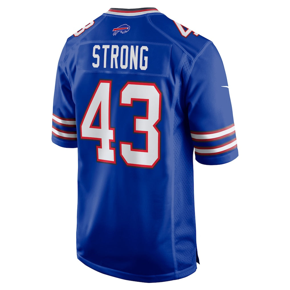Jdoa B.Bills #43 Dorian Strong Royal Team Game Jersey