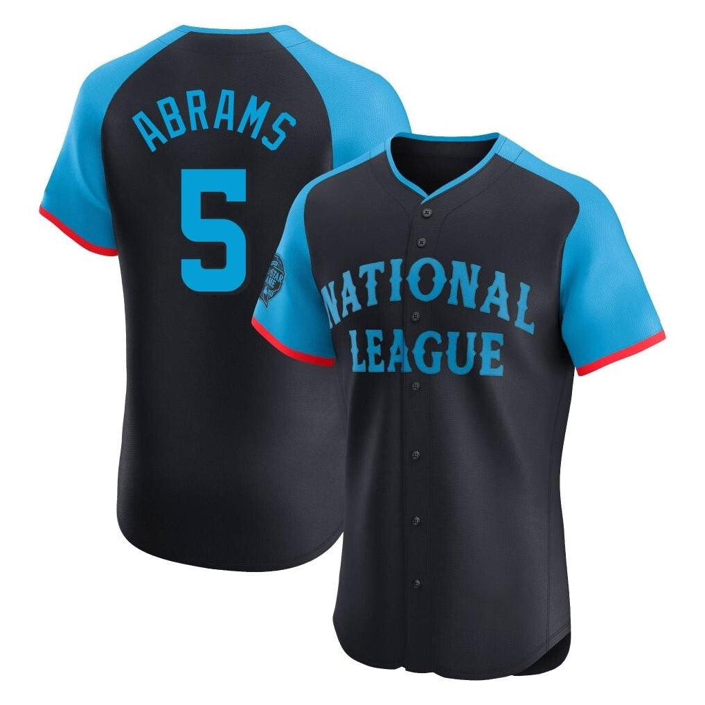 W.Nationals #5 CJ Abrams Player Navy Elite National League All-Star Game Jdoa Stitched Jerseys
