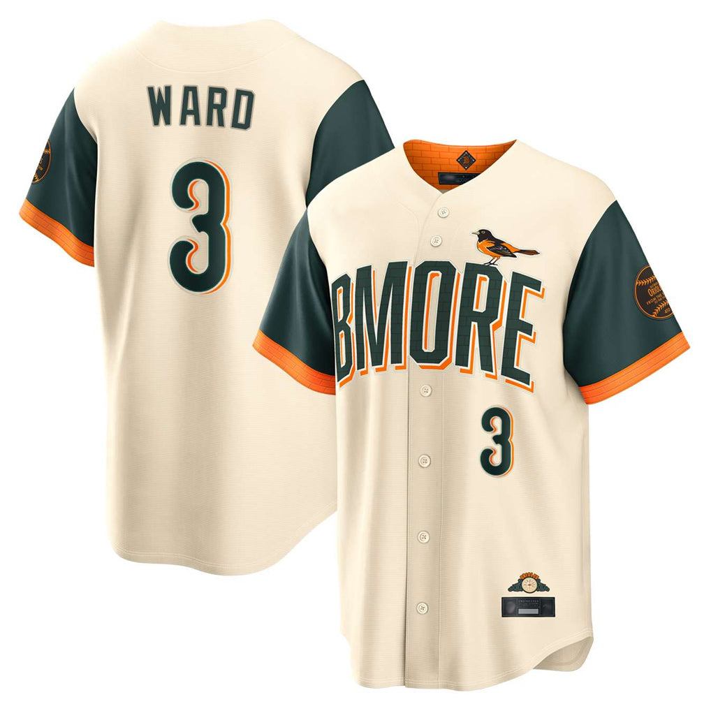 B.Orioles #3 Taylor Ward Player Cream 2026 City Connect Home Game Jdoa Stitched Jerseys