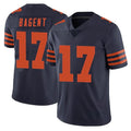 C.Bears #17 Tyson Bagent Player Navy Blue Alternate Vapor Untouchable Limited Jdoa Stitched Jerseys