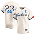 LA.Dodgers #23 Kyle Tucker Player Cream City Connect Limited Home Jdoa Stitched Jerseys