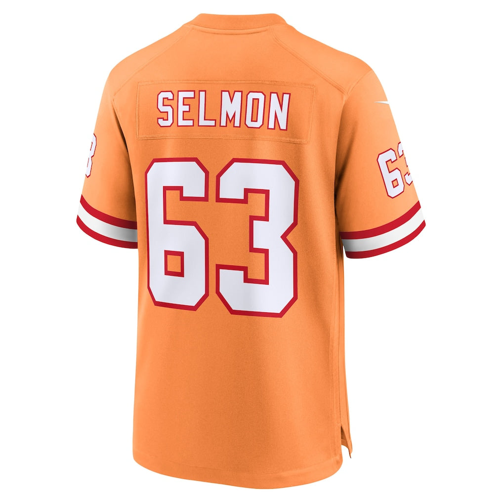 Jdoa TB.Buccaneers #63 Lee Roy Selmon Creamsicle 50th Season Game Jersey