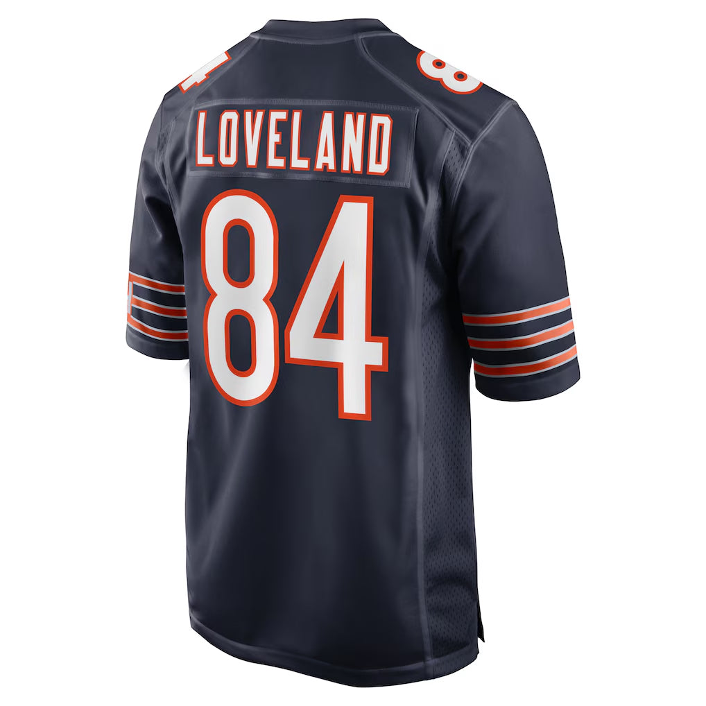 C.Bears #84 Colston Loveland Player Navy Home Game Jdoa Stitched Jerseys