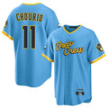 M.Brewers #11 Jackson Chourio Player Light Blue City Connect Home Game Jdoa Stitched Jerseys