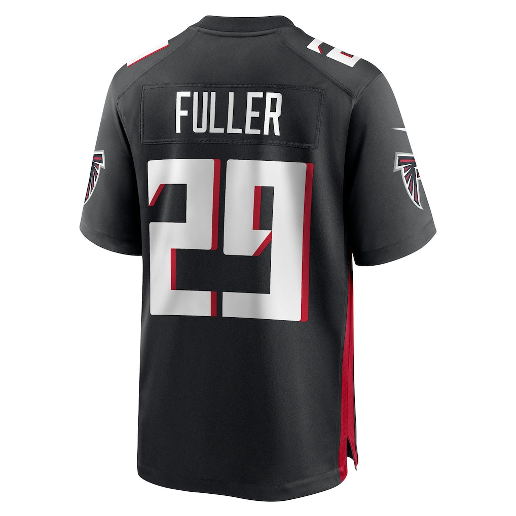 Jdoa A.Falcons #29 Jordan Fuller Black Team Game Jersey