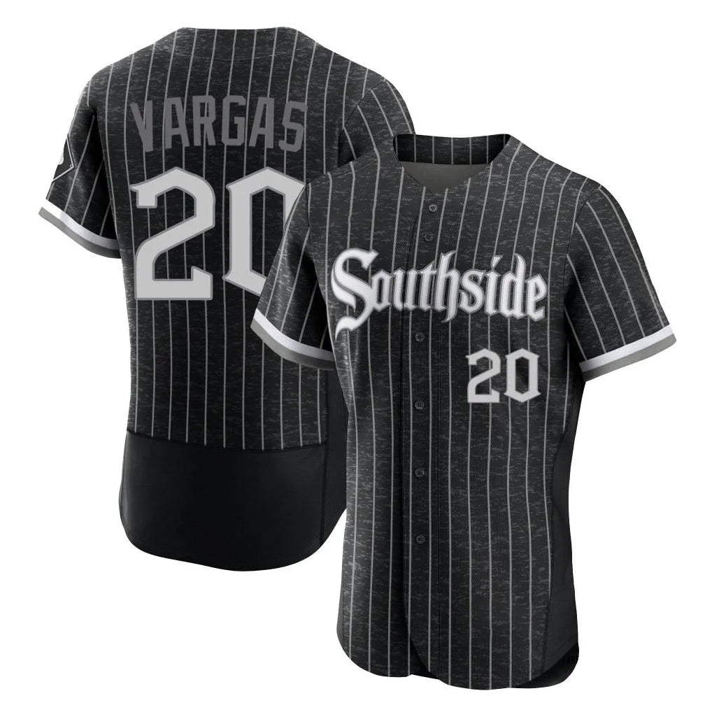 C.White Sox #20 Miguel Vargas Player Black City Connect Limited Elite Home Jdoa Stitched Jerseys